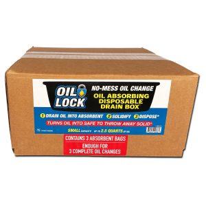 OIL LOCK DISPOSABLE NO MESS OIL CHANGE (3 OIL CHANGES IN EACH BOX)
